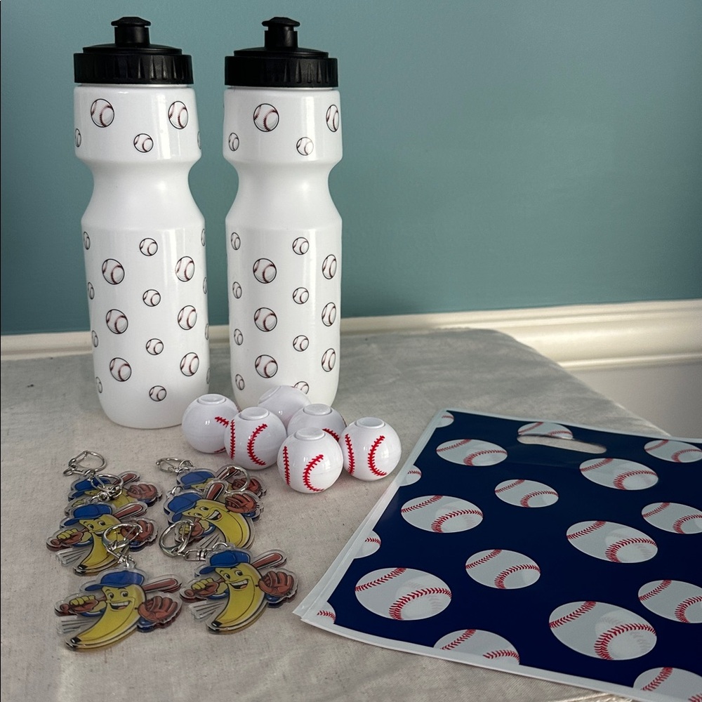 Baseball Themed Water Bottles and Accessories